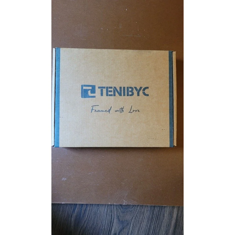 TENIBYC 8x10 Black Wood Photo Frame Set 3-Pack Wall Mount or Freestanding